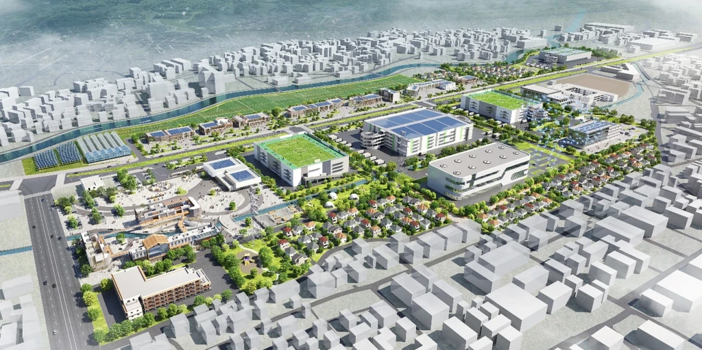 『（仮称）粕屋町仲原東・志免町別府土地区画整理事業』 業務代行予定者に選定