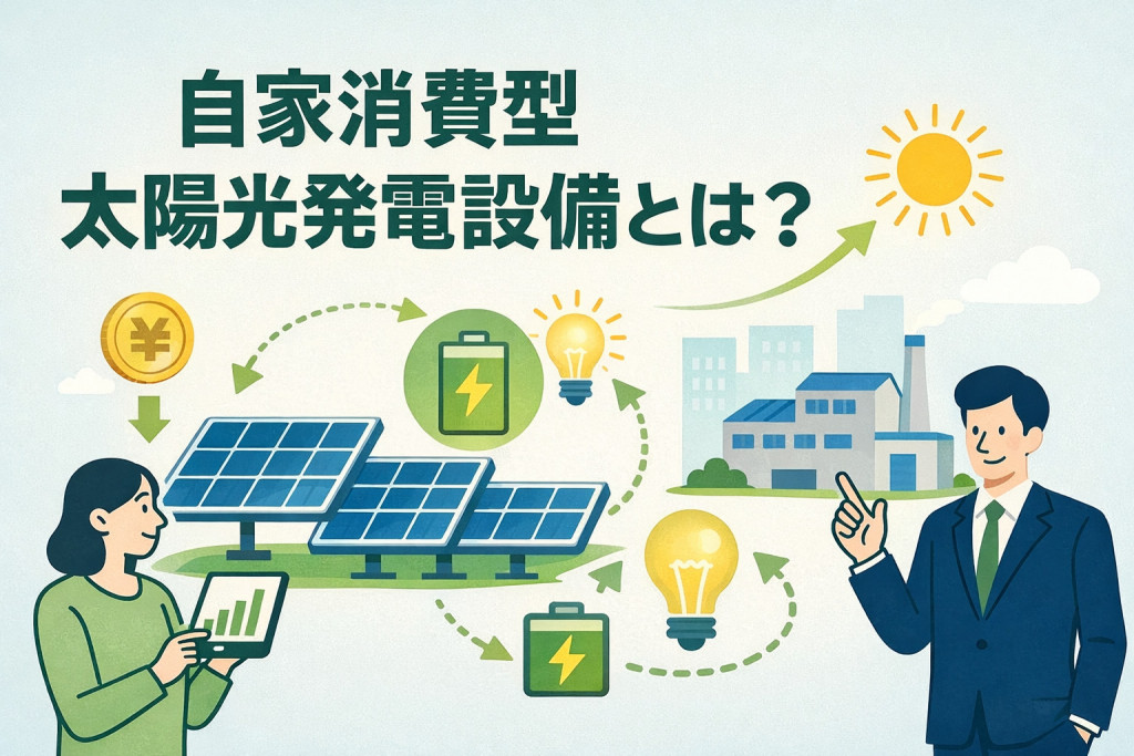 自家消費型太陽光発電設備とは？注目される理由や導入方式の違い、メリット・デメリットを解説