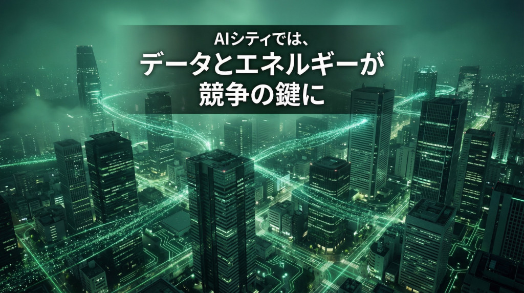 AIシティでは、データとエネルギーが競争の鍵に