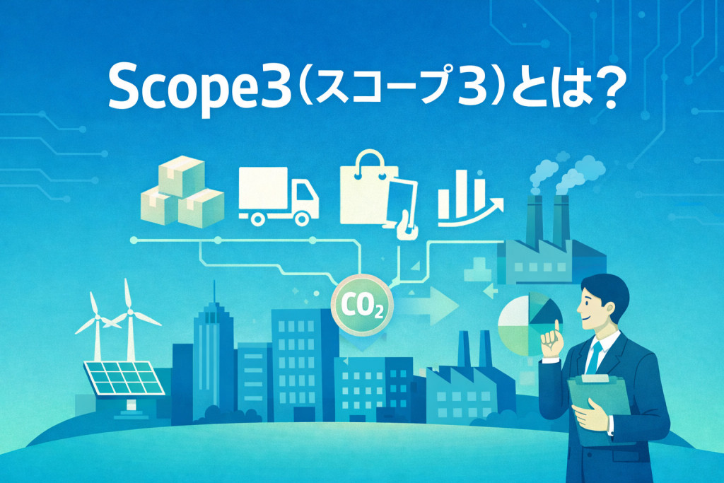 Scope3（スコープ3）とは？サプライチェーンのGHG排出量の算定方法や15のカテゴリ、注意点を解説