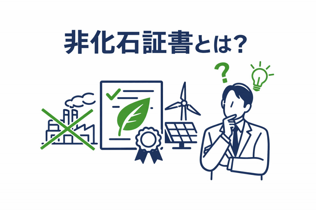 非化石証書とは？仕組み・取得方法・他証書との違い・コストまでわかりやすく解説