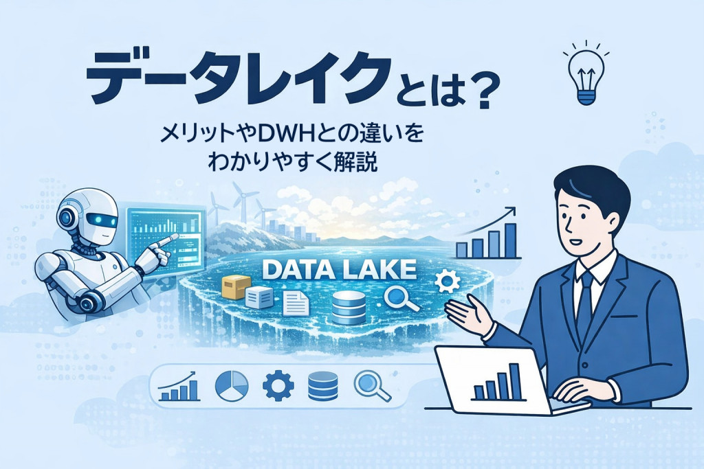 データレイクとは？概念やメリット、構成手順、データウェアハウスとの違いを解説