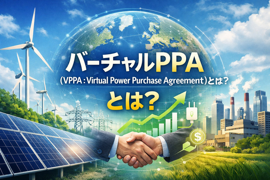 バーチャルPPA（VPPA）とは？仕組みやメリット、デメリット・注意点、フィジカルPPAとの違いを解説