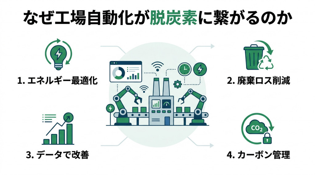 なぜ工場自動化が脱炭素に繋がるのか