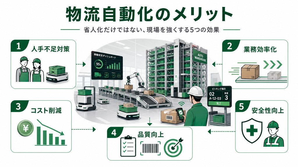 物流自動化のメリット
